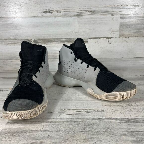 Under Armour Anomaly Men's‎ Colorblock Lace-Up Sneakers Gray & Black Size 12 - Picture 6 of 8